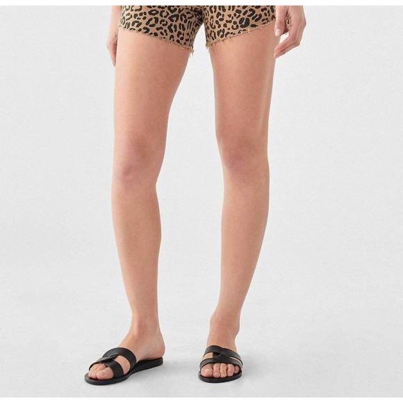 NEW DL1961 - WOMEN'S hepburn high rise wide leg shorts in catwalk - Picture 5 of 5